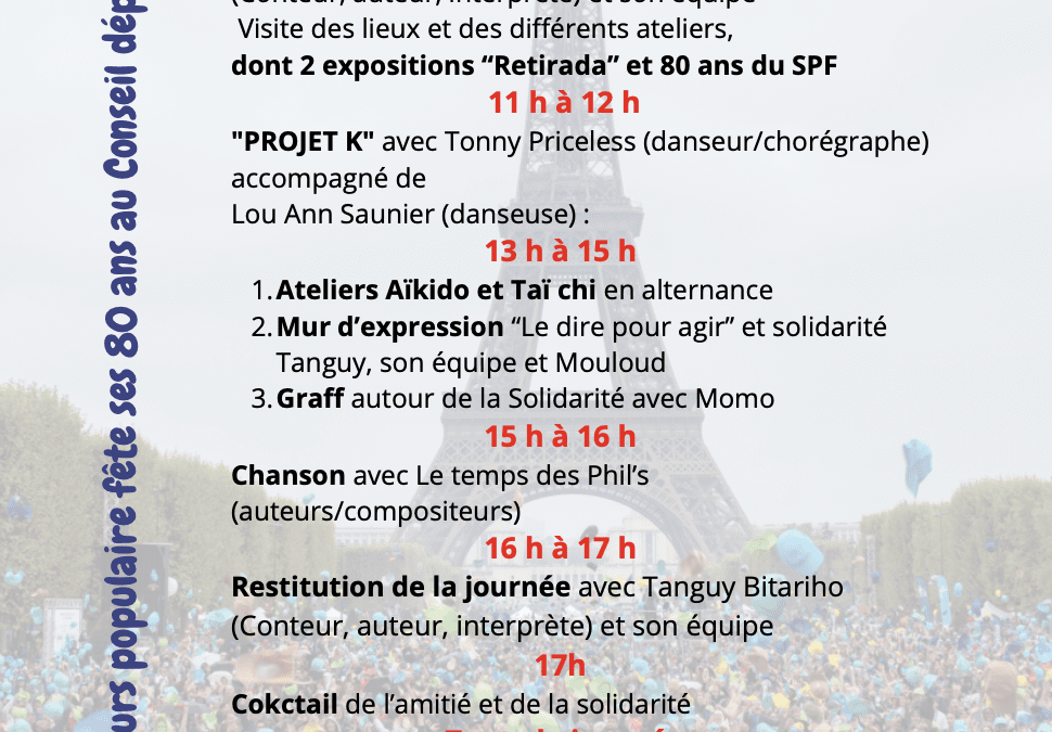 80 ans du Secours Populaire Français 54, ça se fête !!