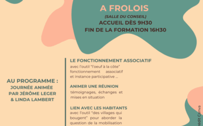 “Dynamiser le fonctionnement de son association” > Formation Gratuite